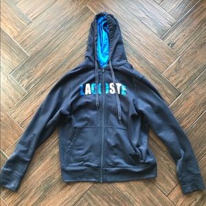 LACOSTE Men’s Blue Hoodie